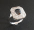 Bague 54.5 Bague saphir et diamants en or blanc 58 Facettes C23-10