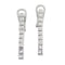 Boucles d'oreilles Boucles d’oreilles en or blanc 18 carats et diamants 0,42 ct 58 Facettes MG-200540