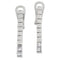 Boucles d'oreilles Boucles d’oreilles en or blanc 18 carats et diamants 0,42 ct 58 Facettes MG-200540