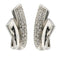 Boucles d'oreilles Boucles d'oreilles en or blanc 18 carats et diamants naturels 58 Facettes MG-200912