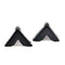 Boucles d'oreilles Boucles d’oreilles en or blanc 18 carats avec onyx et diamants 58 Facettes MG-201033