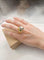 Bague 49.5 Bague chevalière en or jaune 18 carats avec perle et émail 58 Facettes