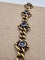 Bracelet Bracelet vintage en or jaune 18 carats et saphirs (années 1960) 58 Facettes