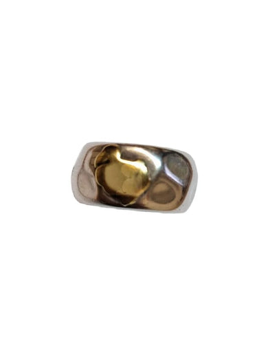 Bague 50 Dodo (Groupe Pomellato) - Bague en argent 925 et or jaune 14 carats 58 Facettes