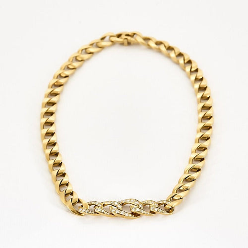 Boucles d'oreilles Cartier Bergame - Parure en or jaune et diamants 58 Facettes 58FC14