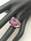 Bague 56 Bague cocktail en or blanc 18 carats avec tourmaline et rubis 58 Facettes