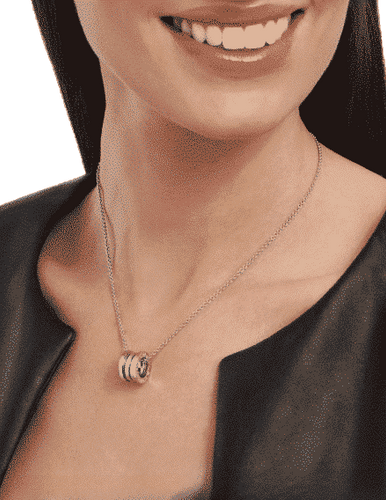Collier Bvlgari B.zero1 - Collier en or blanc 18 carats 58 Facettes