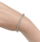 Bracelet Bracelet tennis Cube Diamond en or blanc 18 carats et diamants 58 Facettes