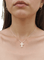 Collier ReCarlo Cross - Collier en or blanc 18k et diamants 0,50 ct 58 Facettes