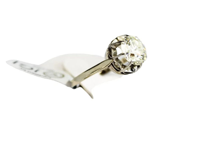 Bague 58 Bague en or blanc 750 avec diamant 3 ct 58 Facettes 250299