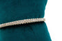 Bracelet Bracelet jonc ouvrant en or blanc 750 serti de diamants 58 Facettes 240034