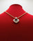 Pendentif Pendentif cœur en or bicolore 750/000, saphirs et diamants 58 Facettes 250253