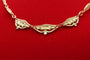 Collier Collier draperie à motifs floraux en or jaune 750 58 Facettes 250124