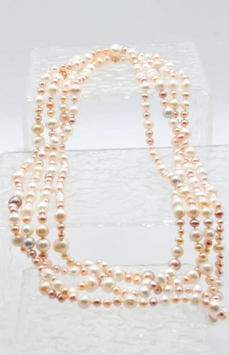 Collier Collier long en perle d’eau douce 58 Facettes 250472