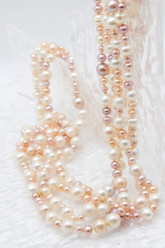 Collier Collier long en perles d’eau douce 240 cm 58 Facettes 250472