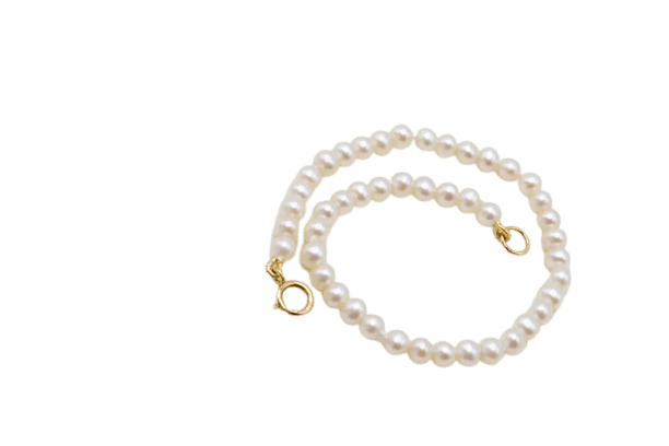 Bracelet Bracelet perles d’eau douce avec fermoir en or jaune 750 58 Facettes 250129