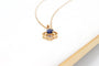 Pendentif EROSE - Pendentif en or jaune 750 serti saphir et diamant 58 Facettes 240663
