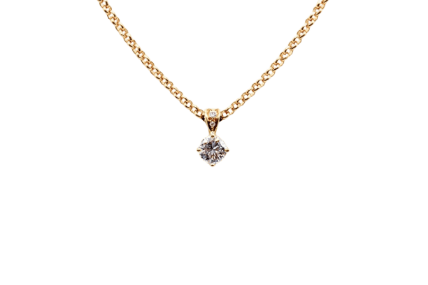 Pendentif Pendentif en or jaune et diamants naturels 58 Facettes 240306