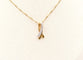 Pendentif Pendentif ruban bicolore en or 750 58 Facettes 240568