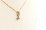 Pendentif Pendentif ruban bicolore en or 750 58 Facettes 240568