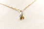 Pendentif Pendentif ruban bicolore en or 750 58 Facettes 240568