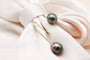Boucles d'oreilles Boucles d'oreilles pendantes en or jaune 18 carats et perles de Tahiti 58 Facettes 250193