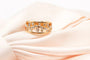 Bague 57 Bague papillons en or jaune et diamants 58 Facettes 250544