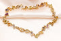 Bracelet Bracelet rivière multicolore en or jaune 750 58 Facettes 250496