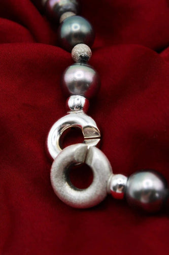 Collier Collier en perles de Tahiti et or blanc 58 Facettes 240132