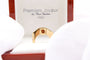 Bague 53 Premiers Joyaux - Bague motif carré en or jaune et pierres fines 58 Facettes 250199