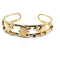 Bracelet Caplain Saint André - Bracelet manchette rigide en or jaune 18K saphir 58 Facettes