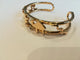 Bracelet Caplain Saint André - Bracelet manchette rigide en or jaune 18K saphir 58 Facettes