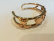 Bracelet Caplain Saint André - Bracelet manchette rigide en or jaune 18K saphir 58 Facettes