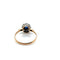 Bague 54 Bague ancienne en or rose 18k et platine, saphir et diamants 58 Facettes