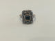 Bague 55 Bague ancienne - Saphir et diamants en or jaune et or blanc 750 58 Facettes