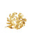 Broche Broche Feuille Art Nouveau en or jaune et or rose 750/1000 58 Facettes