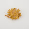 Broche Broche Feuille Art Nouveau en or jaune et or rose 750/1000 58 Facettes