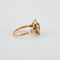 Bague 56 Bague ancienne rubis et diamants en or jaune et or blanc 18K 58 Facettes