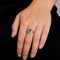 Bague 56 Bague ancienne rubis et diamants en or jaune et or blanc 18K 58 Facettes