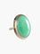 Bague 48 Bague ancienne en or blanc et jade jadéite 58 Facettes