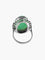 Bague 48 Bague ancienne en or blanc et jade jadéite 58 Facettes
