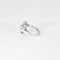 Bague 56 Bague Art déco en platine et diamants 58 Facettes