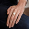 Bague 53 Bague médaille Vierge Marie Art nouveau en or jaune et rose 58 Facettes