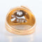 Bague 55 Bague tourbillon en or rose 18 ct et platine avec diamant 58 Facettes 1