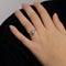 Bague 52 Bague Tourbillon en or jaune et blanc 18 carats sertie de diamants 58 Facettes