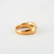 Bague 52 Bague jonc sertie d’une émeraude ronde en or jaune 18K 58 Facettes