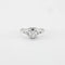 Bague 54 Solitaire - Bague en or blanc 750 avec diamant 0,30 ct 58 Facettes