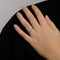 Bague 54 Solitaire - Bague en or blanc 750 avec diamant 0,30 ct 58 Facettes
