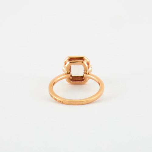 Bague 52.5 Selim Mouzannar Gemma - Bague en or rose avec morganite et tanzanites 58 Facettes