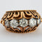 Bague 48 Bague tank jarretière 1940 en or jaune 18K et diamants 58 Facettes